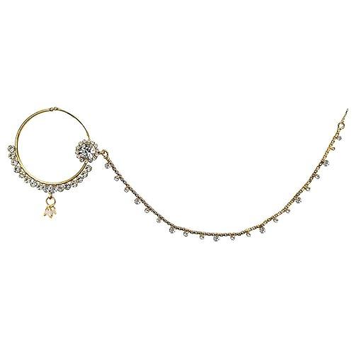 White Full Bridal Jewelry Set For Indian Wedding - JAI HO INDIA