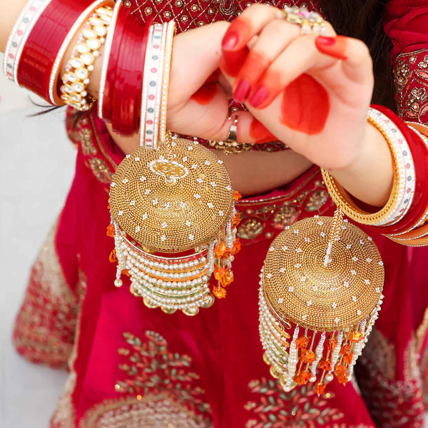 7 Vows Meenakari Bridal Kaleera With Vachans