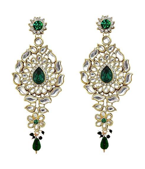Green Full Bridal Jewelry Set For Indian Wedding - JAI HO INDIA