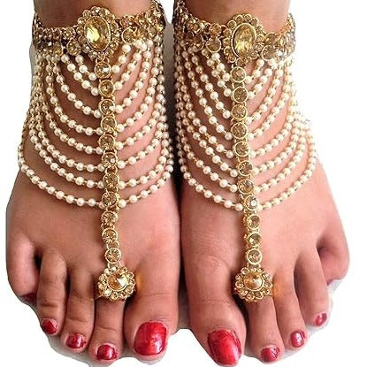 Beautiful Heavy Indian Bridal Anklets For Wedding