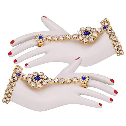 Blue Full Bridal Jewelry Set For Indian Wedding - JAI HO INDIA