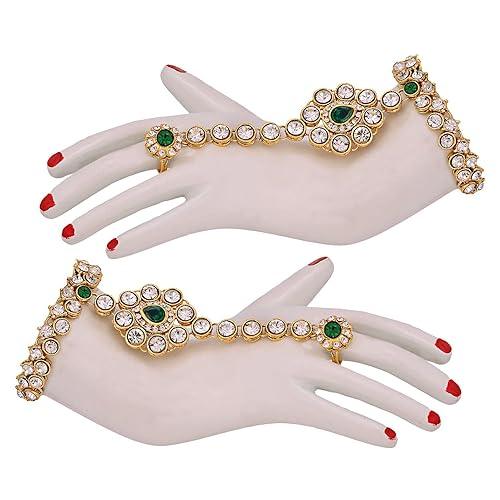 Green Full Bridal Jewelry Set For Indian Wedding - JAI HO INDIA