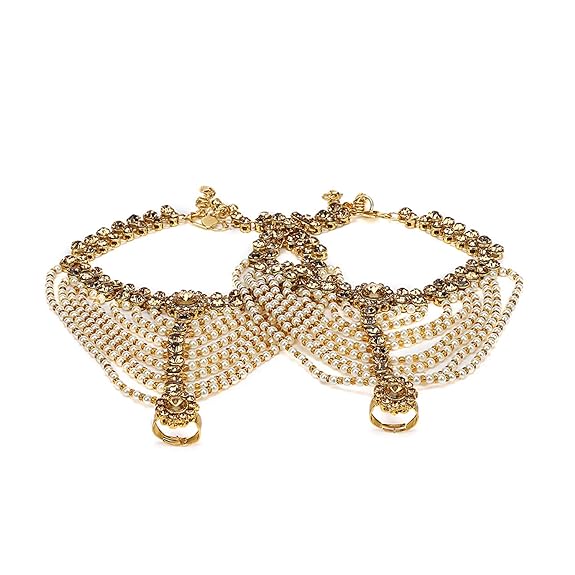 Beautiful Heavy Indian Bridal Anklets For Wedding