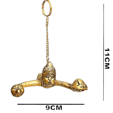Flying Hanuman Metal Keychain Lord Hanuman Car Hanging - JAI HO INDIA
