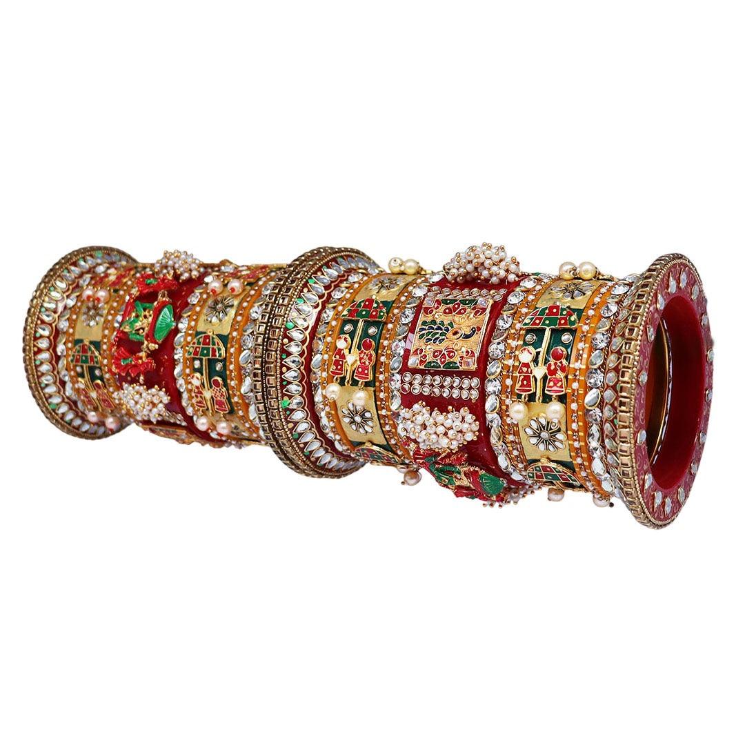 Exclusive Royal Bridal Chooda Wedding Bangles Set Punjabi Wedding Chuda Set For Indian Wedding - JAI HO INDIA