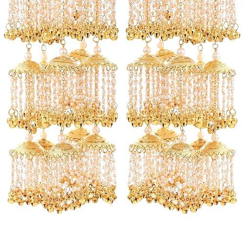 Long Heavy Bells Ghungroo Bridal Kaleeras Wedding Bangle Charms Bridal Punjabi Kalira For Indian Wedding - JAI HO INDIA