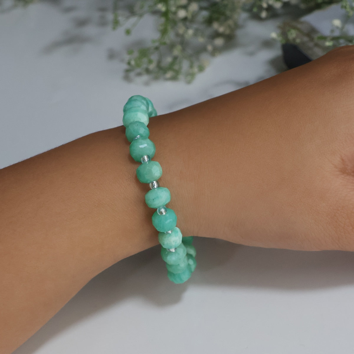 Amazonite Beads Bracelet