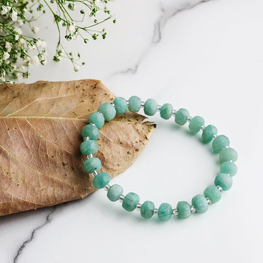 Amazonite Beads Bracelet