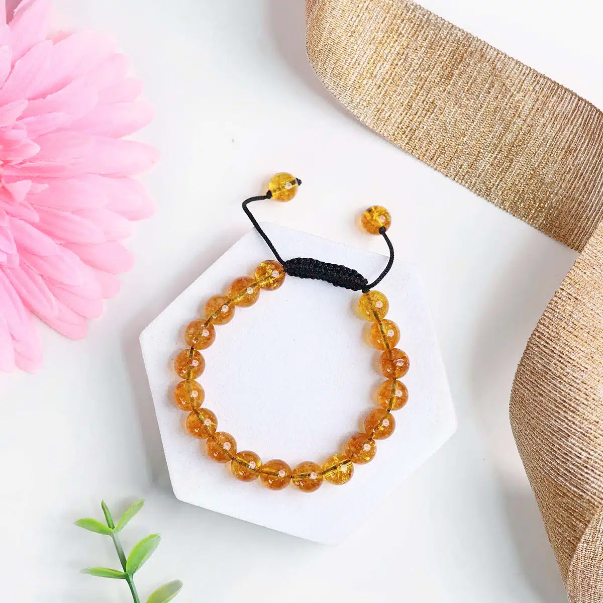 Citrine Thread Bracelet 8mm