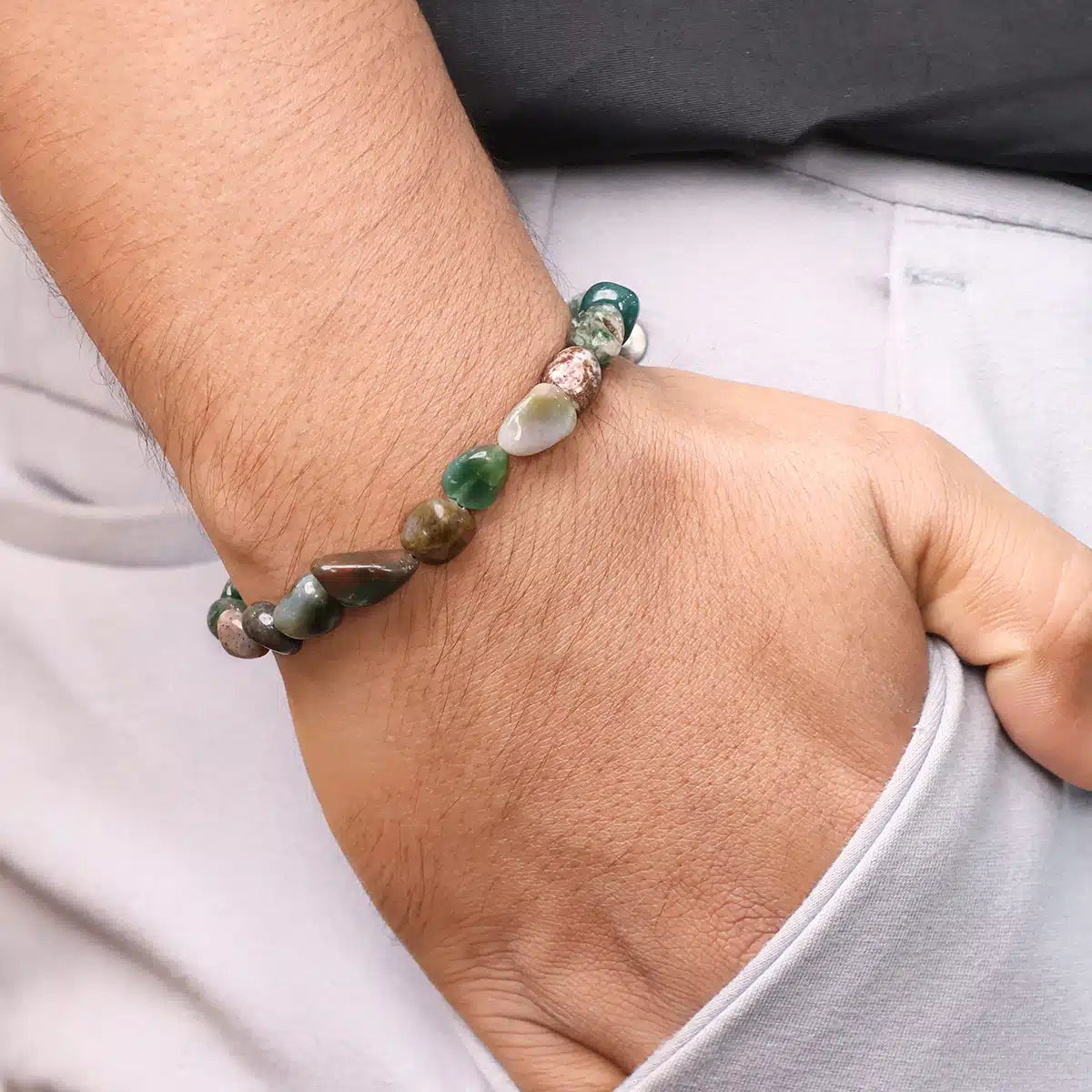 Moss Agate Bracelet