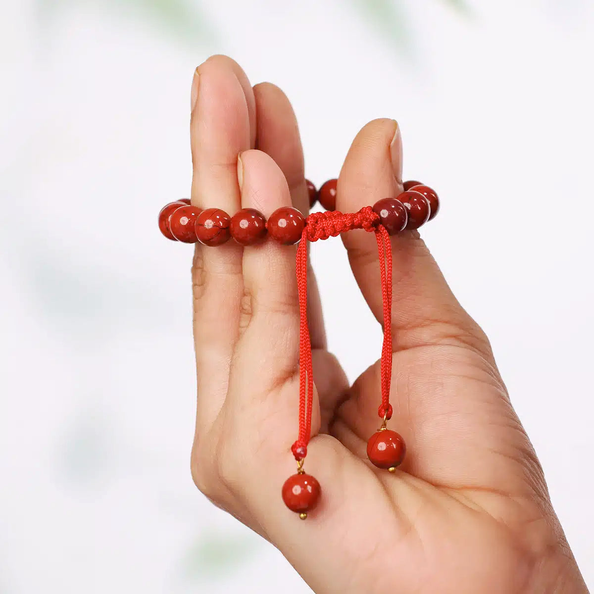 Red Jasper Thread Bracelet
