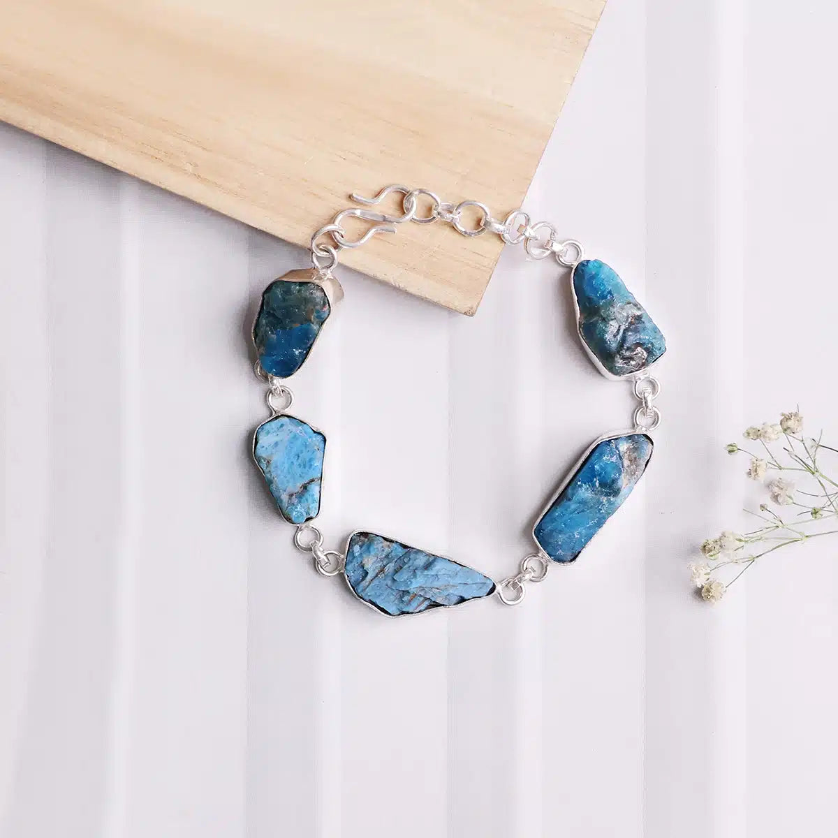 Blue Apatite Bracelet