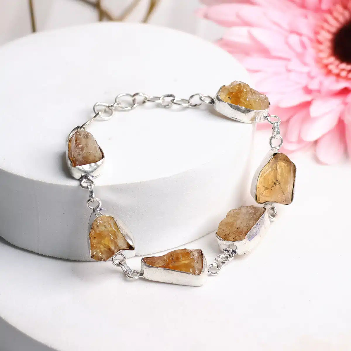 Citrine Raw Bracelet