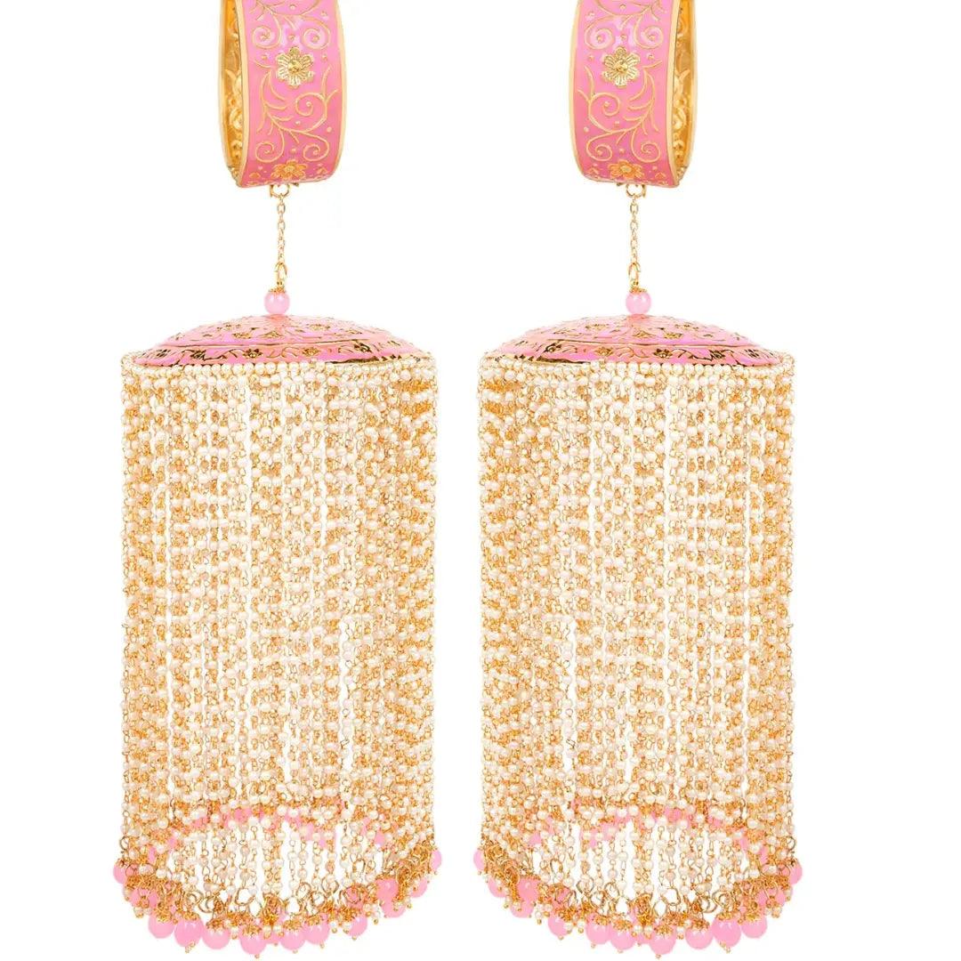 Pink Bridal Kaleera For Indian Wedding - JAI HO INDIA