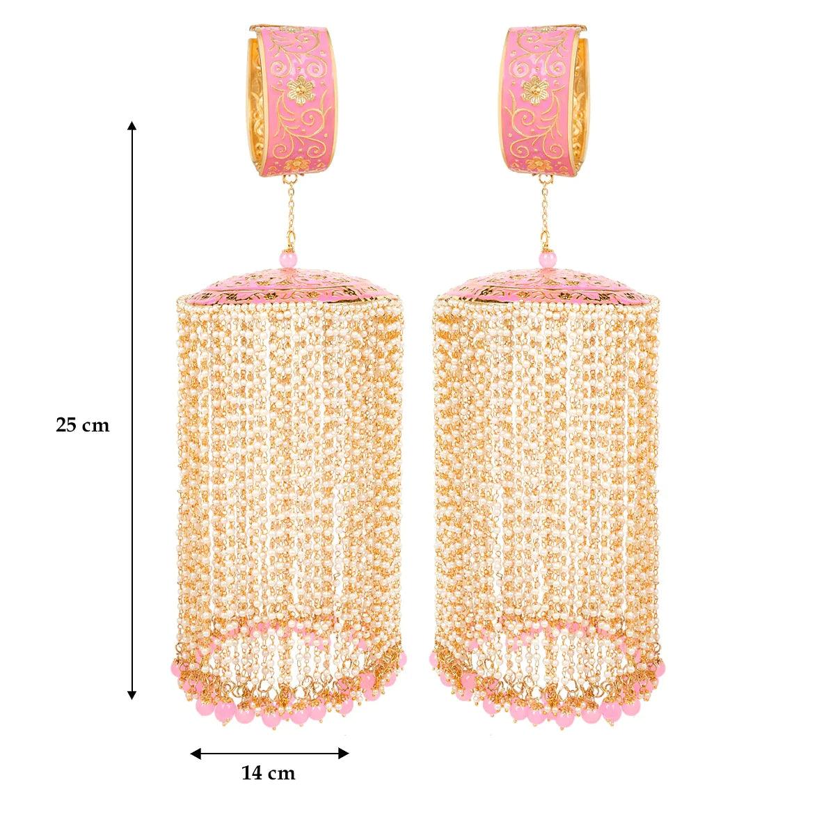 Pink Bridal Kaleeras Wedding Bangle Charms Bridal Punjabi Kalira For Indian Wedding - JAI HO INDIA