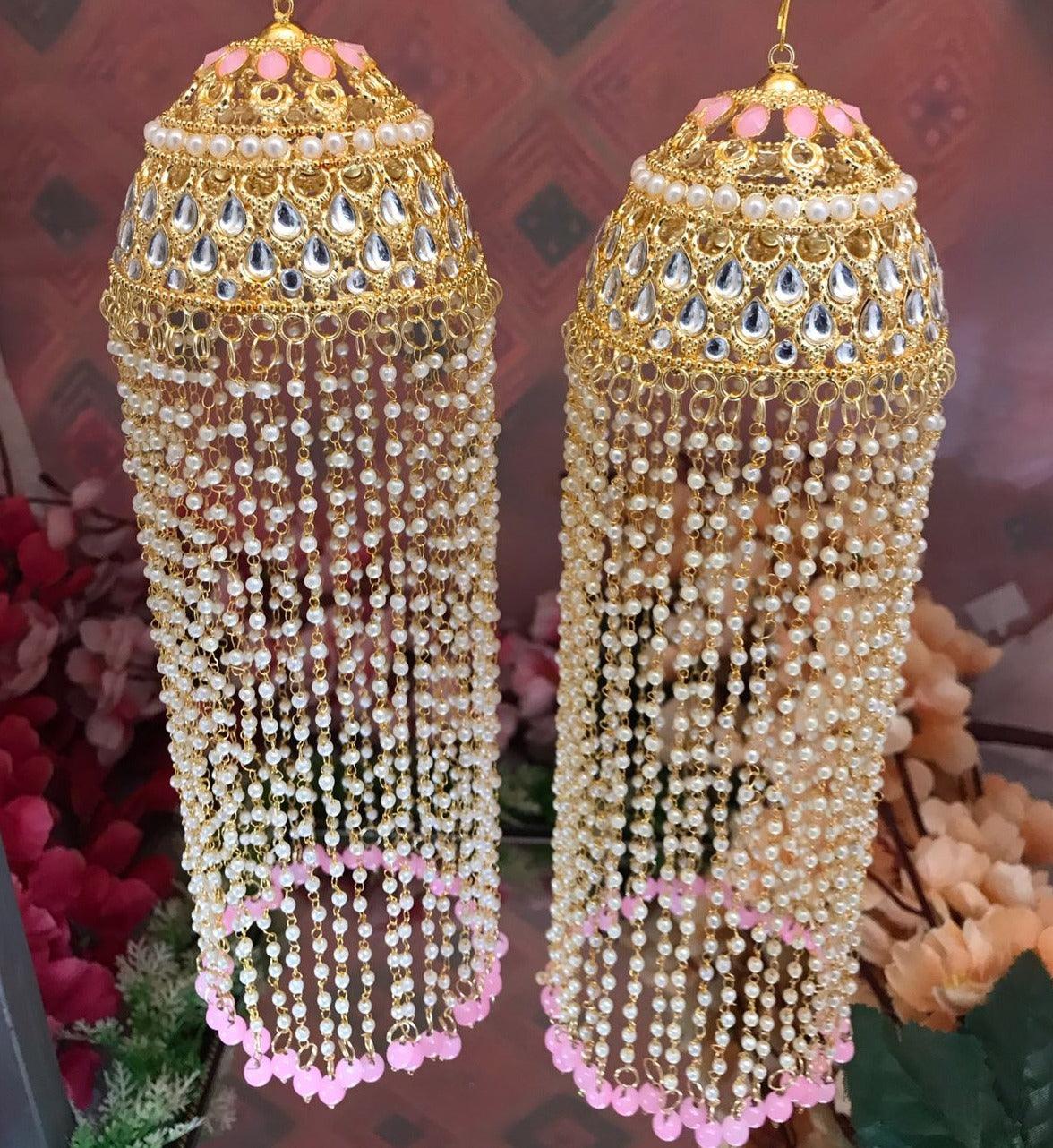 Pink Bridal Kaleeras Wedding Bangle Charms Bridal Punjabi Kalira For Indian Wedding - JAI HO INDIA