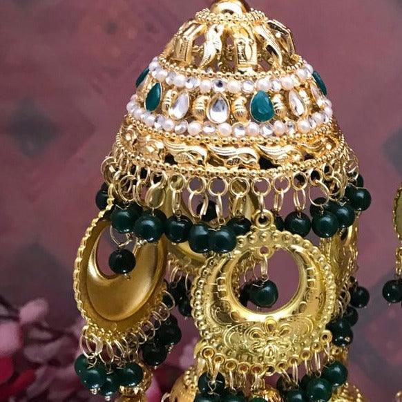 Green Bridal Kaleeras Wedding Bangle Charms Bridal Punjabi Kalira For Indian Wedding - JAI HO INDIA