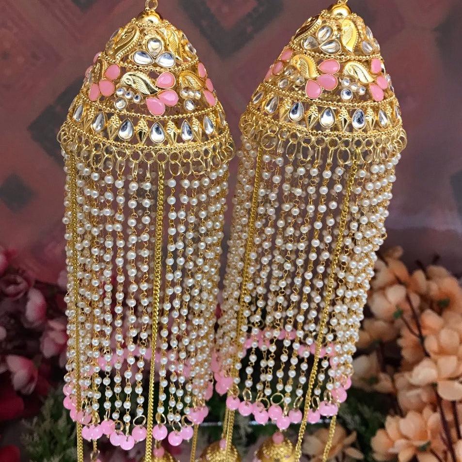 Pink Bridal Kaleeras Wedding Bangle Charms Bridal Punjabi Kalira For Indian Wedding - JAI HO INDIA