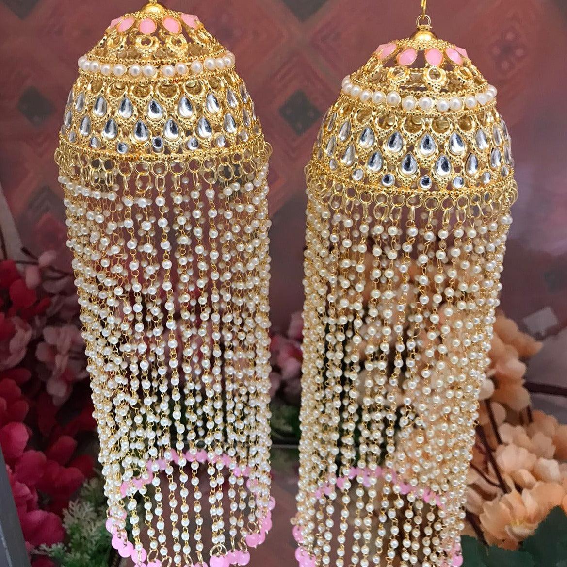 Pink Bridal Kaleeras Wedding Bangle Charms Bridal Punjabi Kalira For Indian Wedding - JAI HO INDIA