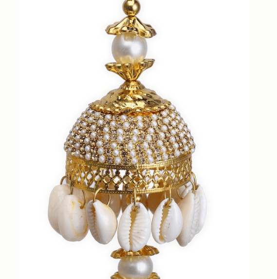 Shells Small Elegant Bridal Kaleeras Wedding Bangle Charms Bridal Punjabi Kalira For Indian Wedding - JAI HO INDIA