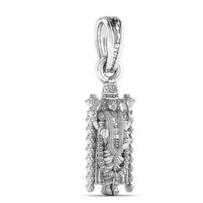 Lord Tirupati Balaji Sterling Silver Pendant - JAI HO INDIA