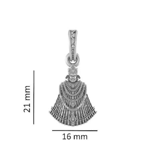 Baba Khatu Shyam Sterling Silver Pendant - JAI HO INDIA