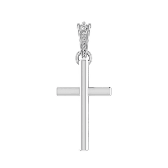 Jesus Christ Cross Pendant In Sterling Silver - JAI HO INDIA