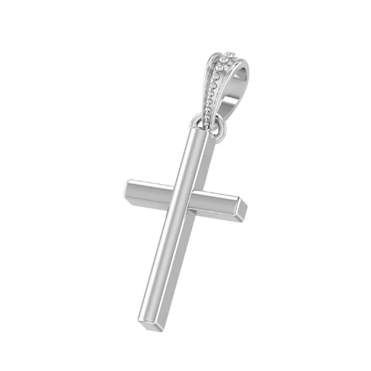 Jesus Christ Cross Pendant In Sterling Silver - JAI HO INDIA