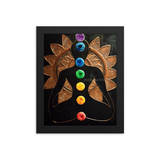 The Chakra Cone Art 3D Acrylic Original Painting By Poonam Deepak Wadhawan