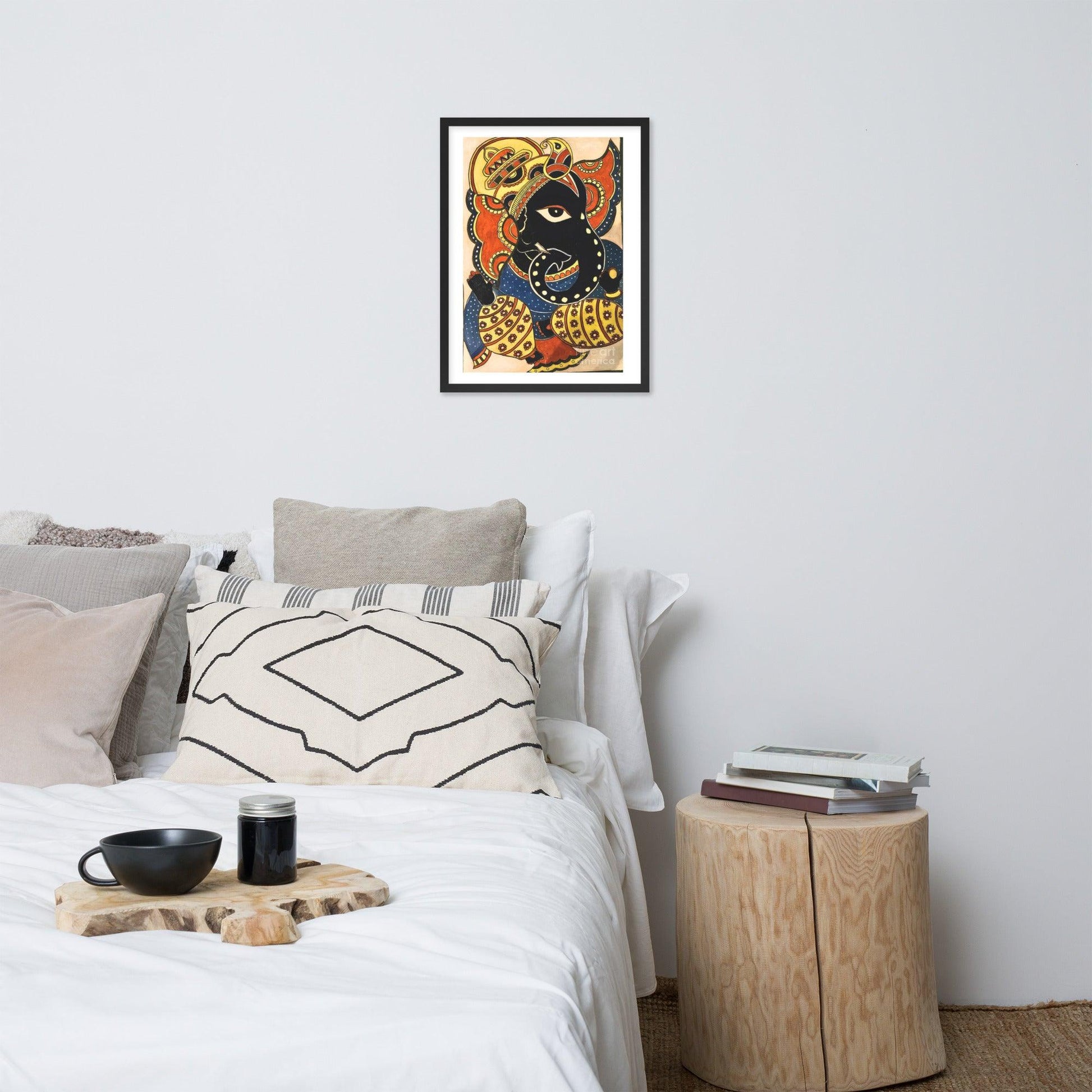 Colorful Lord Ganesha Painting Print - JAI HO INDIA
