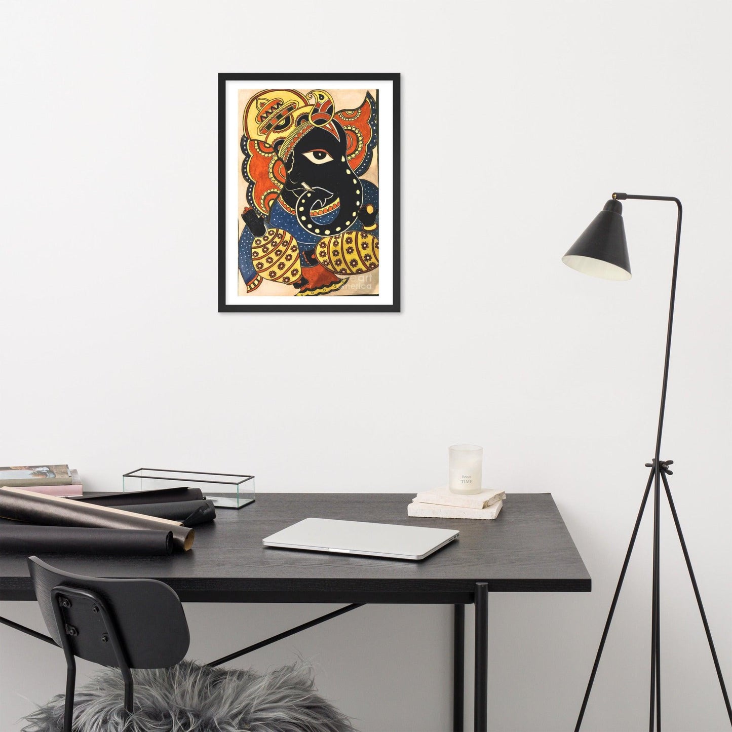 Colorful Lord Ganesha Painting Print - JAI HO INDIA
