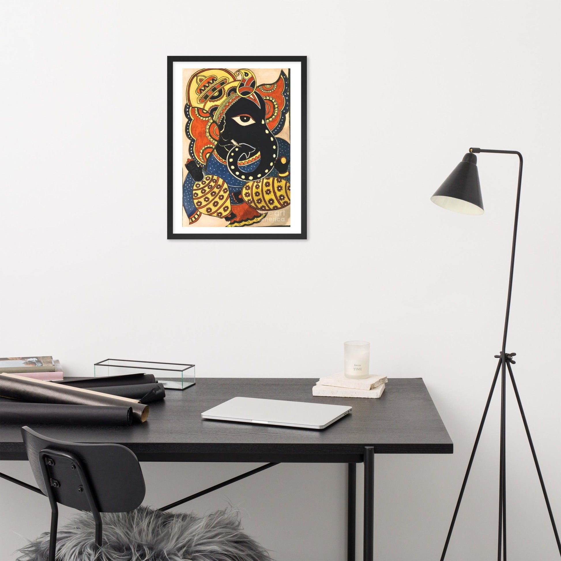 Colorful Lord Ganesha Painting Print - JAI HO INDIA
