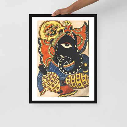Colorful Lord Ganesha Painting Print - JAI HO INDIA