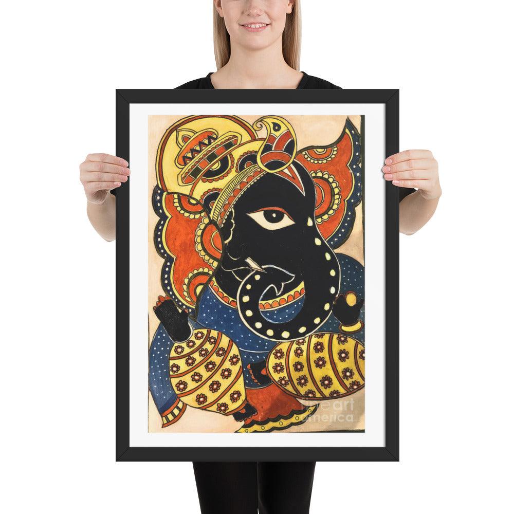 Colorful Lord Ganesha Painting Print - JAI HO INDIA