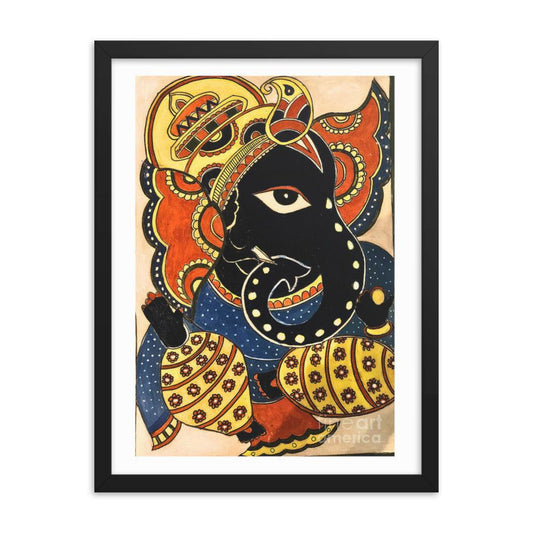 Colorful Lord Ganesha Painting Print - JAI HO INDIA