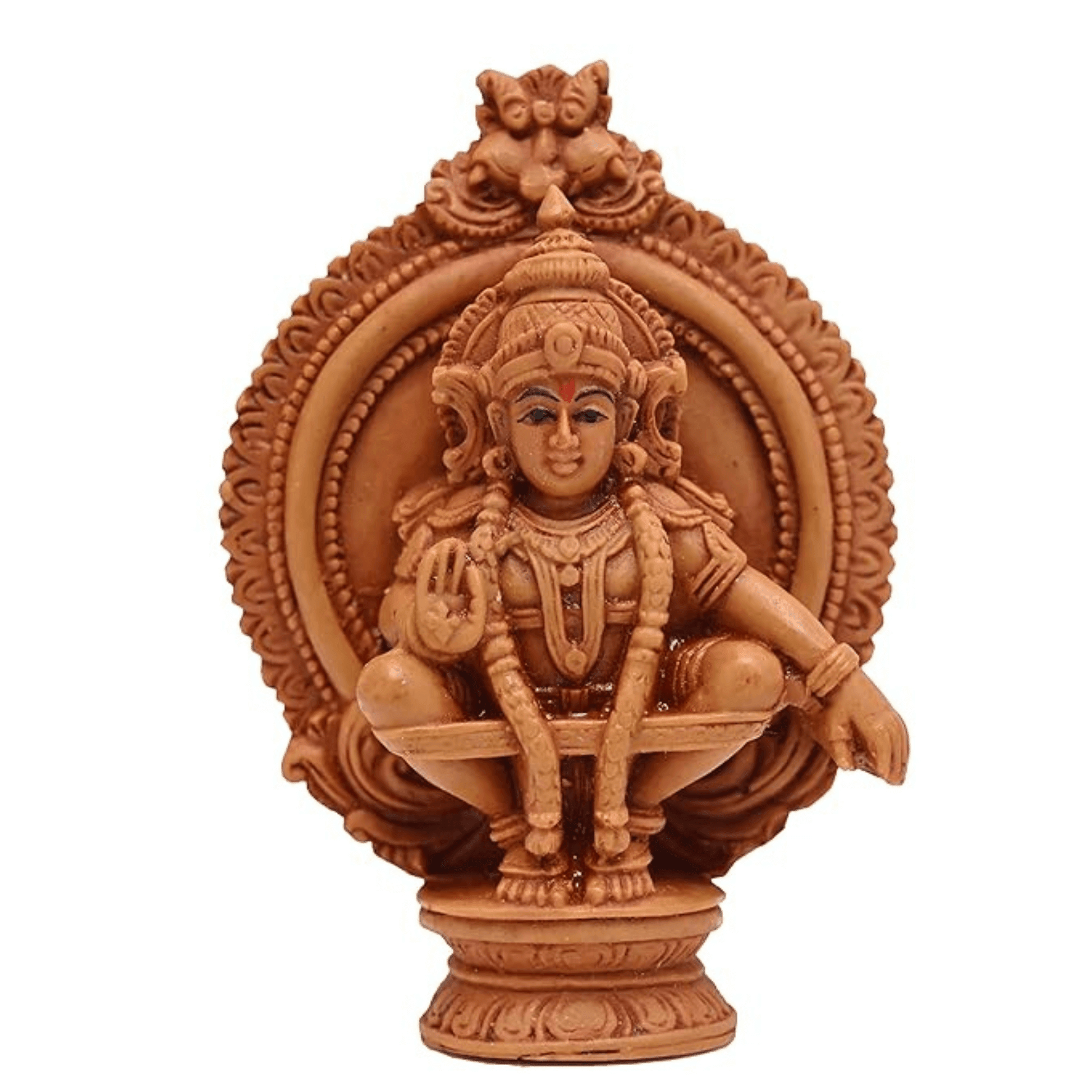 Ayappa Swamy Statue Lord Ayyappan Idol 4 inches - JAI HO INDIA