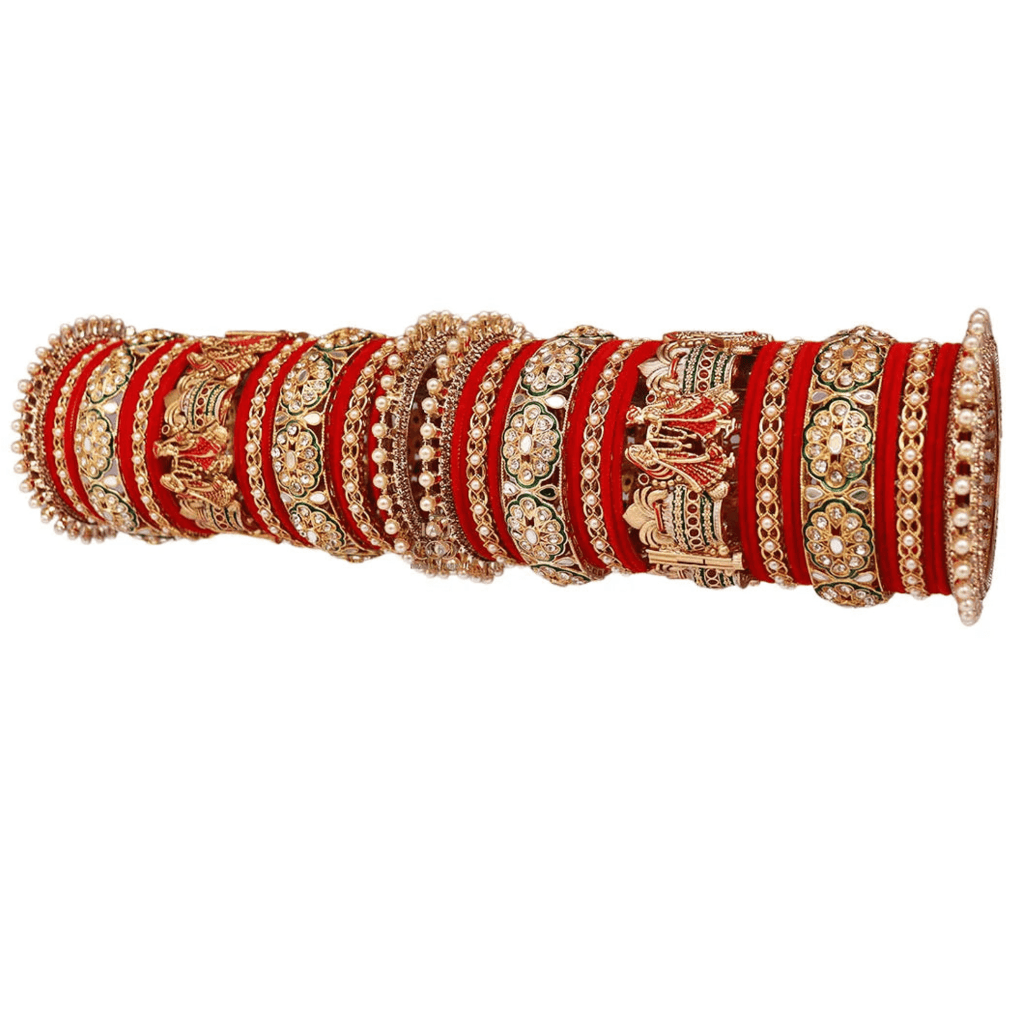 Royal Bridal Chooda Wedding Bangles Set Punjabi Wedding Chuda Set For Indian Wedding - JAI HO INDIA
