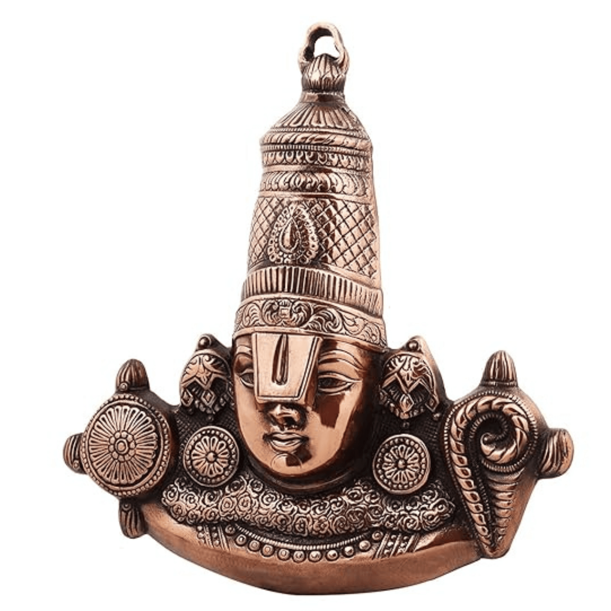 Tirupati Balaji Statue Wall Hanging Balaji Idol Decorative Showpiece 16 inches - JAI HO INDIA