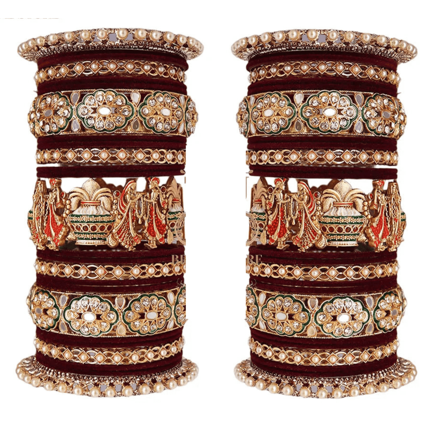 Royal Bridal Chooda Wedding Bangles Set Punjabi Wedding Chuda Set For Indian Wedding - JAI HO INDIA