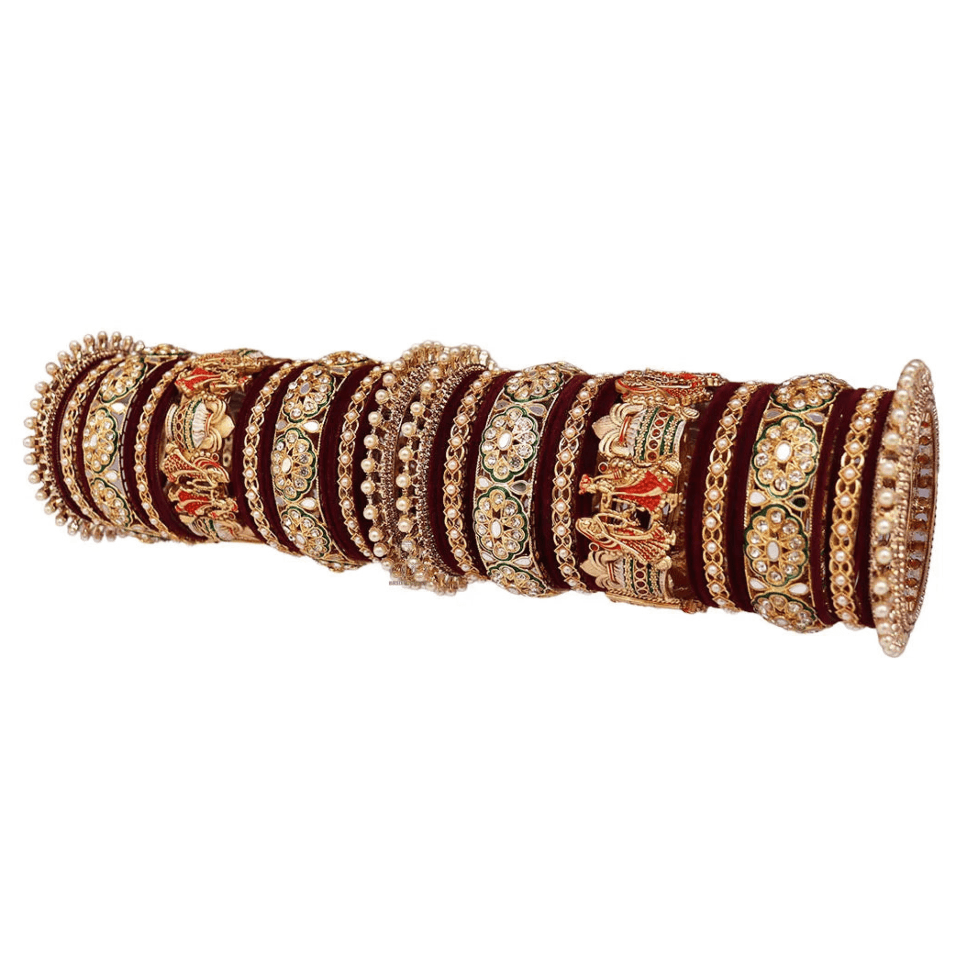 Royal Bridal Chooda Wedding Bangles Set Punjabi Wedding Chuda Set For Indian Wedding - JAI HO INDIA