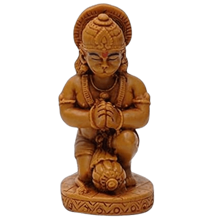 Lord Hanuman Idol For Car Dashboard In Resin 3.5 inches Hanuman Statue - JAI HO INDIA