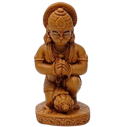 Lord Hanuman Idol For Car Dashboard In Resin 3.5 inches Hanuman Statue - JAI HO INDIA