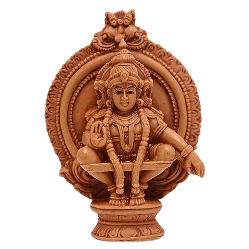 Ayappa Swamy Statue Lord Ayyappan Idol 4 inches - JAI HO INDIA