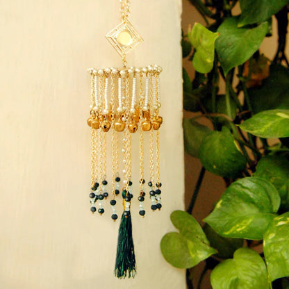 Traditional Ghungroo Bells Green Bridal Kaleera