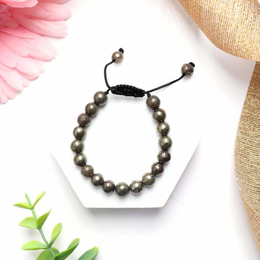 Pyrite Thread Bracelet