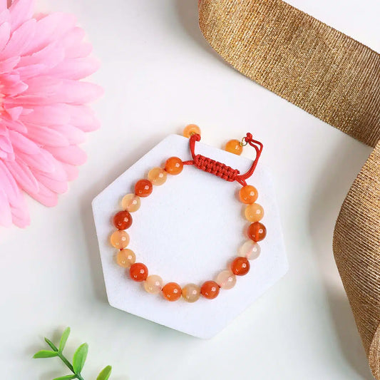 Red Carnelian Thread Bracelet