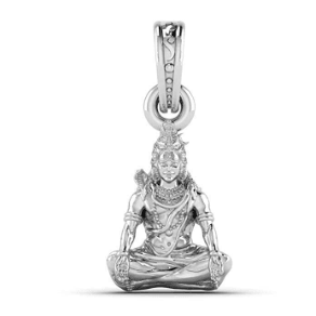 Lord Shiva Sterling Silver Pendant - JAI HO INDIA