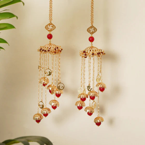 Swastik Om Charms Bridal Kaleera For Wedding