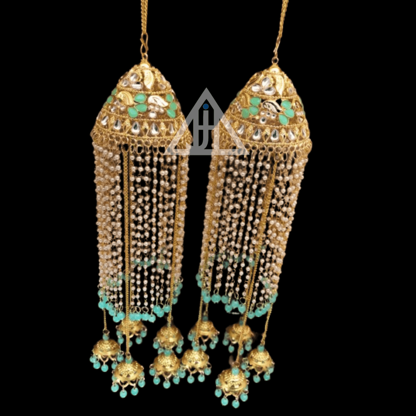 Sea Blue Bridal Kaleera - JAI HO INDIA