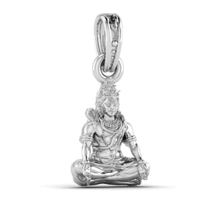 Lord Shiva Sterling Silver Pendant - JAI HO INDIA